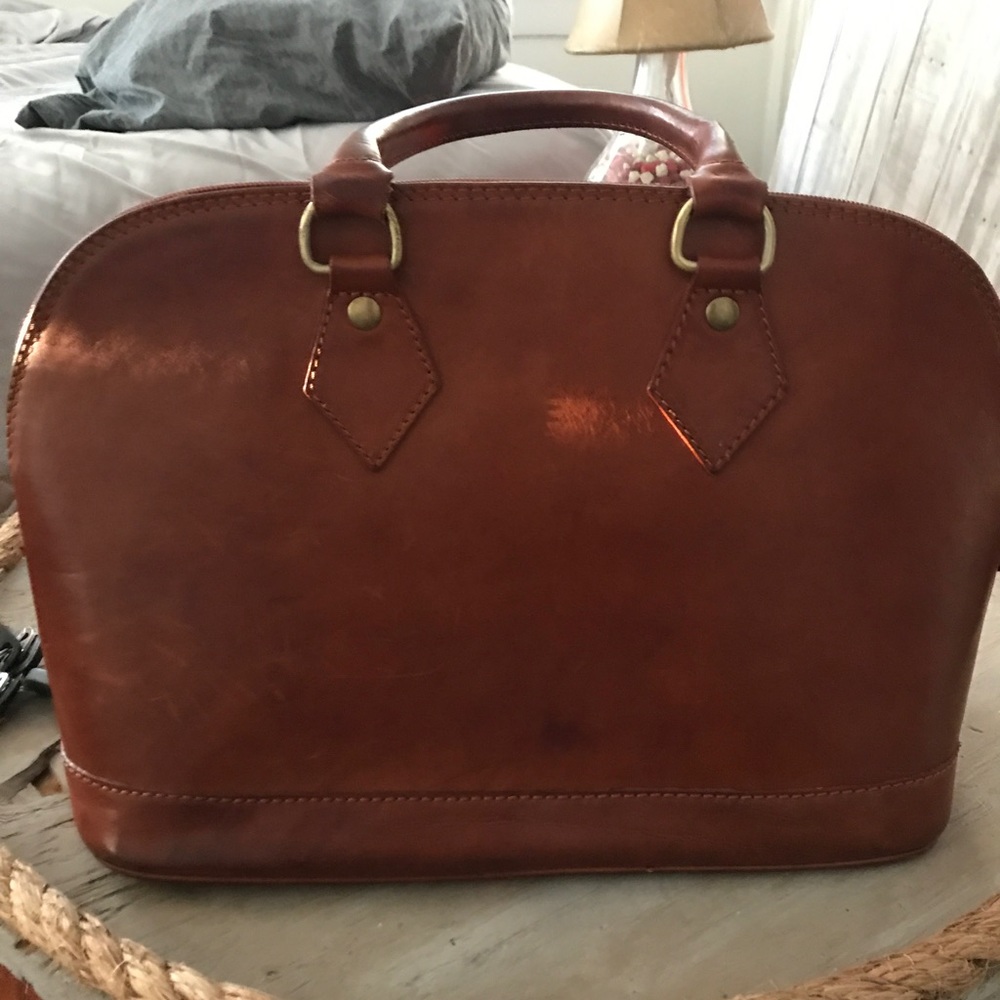 Firenze Medici Purse Light Brown